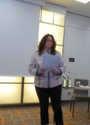 Die Grußworte aus dem Niedersächsischen Ministerium für Soziales, Gesundheit und Gleichstellung übermittelte Frau Stefanie Rennspieß.