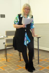 Kerstin Göllner von der Braunschweiger Aidshilfe widmete sich in ihrem Vortrag dem Thema "Frauen mit HIV"