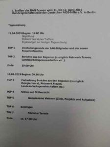 Das erste Treffen der BAG-Frauen und HIV fand in diesem Jahr mit der neuen Frauenreferentin in der Deutschen Aidshilfe in Berlin statt. Eine gute gemeinsame Arbeit mit Anja Liebig und der bewährten Gruppe von Frauen aus Aidshilfen konnte aufgenommen werden.
