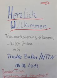 Für einen Nachmittag hatte der Runde Tisch "Migration & Gesundheit" in Celle zu einem Vortrag über Traumatisierung eingeladen. Als Referentin wurde Frauke Baller vom Netzwerk traumatisierter Flüchtlinge in Niedersachsen eingeladen.