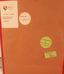 Das Speeddating gab allen Teilnehmenden die Gelegenheit sich über Details der Gesundheitstage zu informieren. Der Andrang und das Interesse waren sehr groß.
