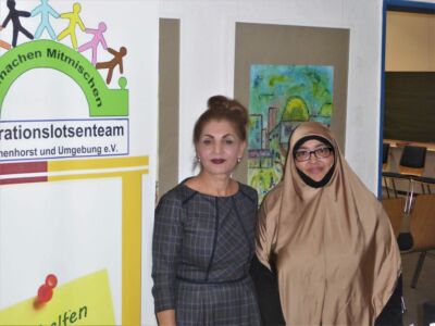 Ebenfalls mir einem Informationsstand war das Integrationslotsenteam Delmenhorst und Umgebung vertreten