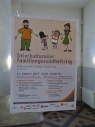 Das Plakat zum Interkulturellen Familiengesundheitstag lädt zur Veranstaltung ein