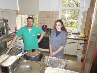 Vom Catering waren alle begeistert und nicht wenige holten sich gerne einen Nachschlag